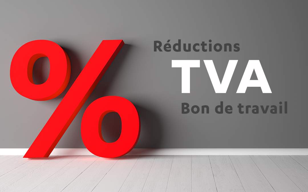 Réductions, TVA et planification du Bon de travail