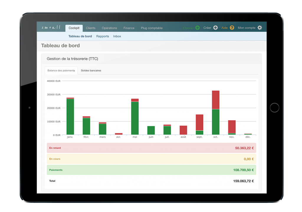 smoall-payment tracking