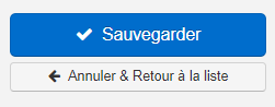 Smoall-Sauvegarder ou annuler et retourner à la liste