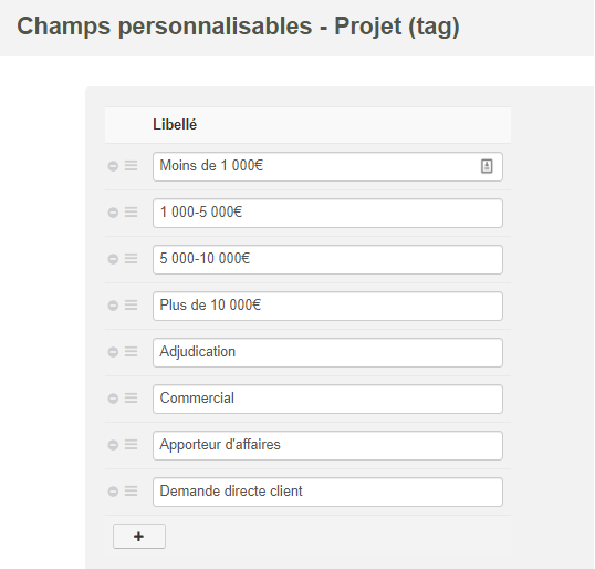 Smoall-Exemple de tags projet