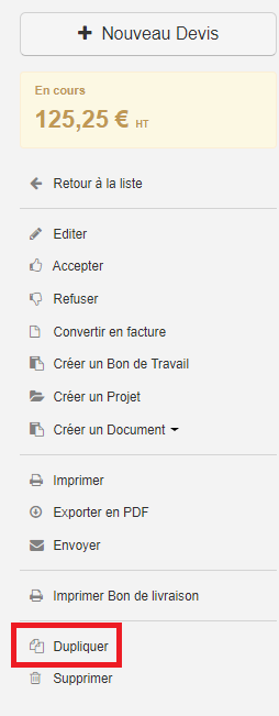 Smoall- devis duplication
